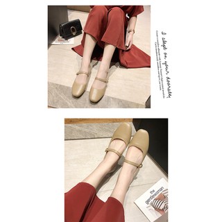 Giày RETRO phong cách mary jane bao mềm
