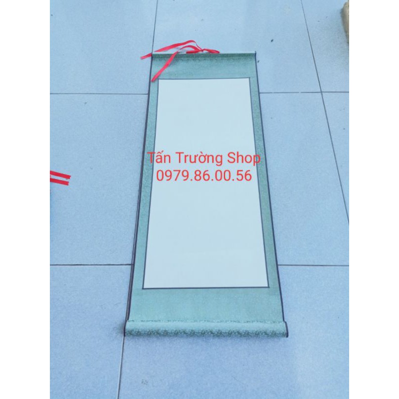 Giấy biểu lụa viết thư pháp kt 32*75