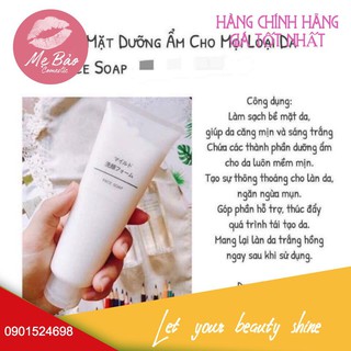 [CHÍNH HÃNG] Sữa Rửa Mặt Muji Face Soap 120g Nhật Bản