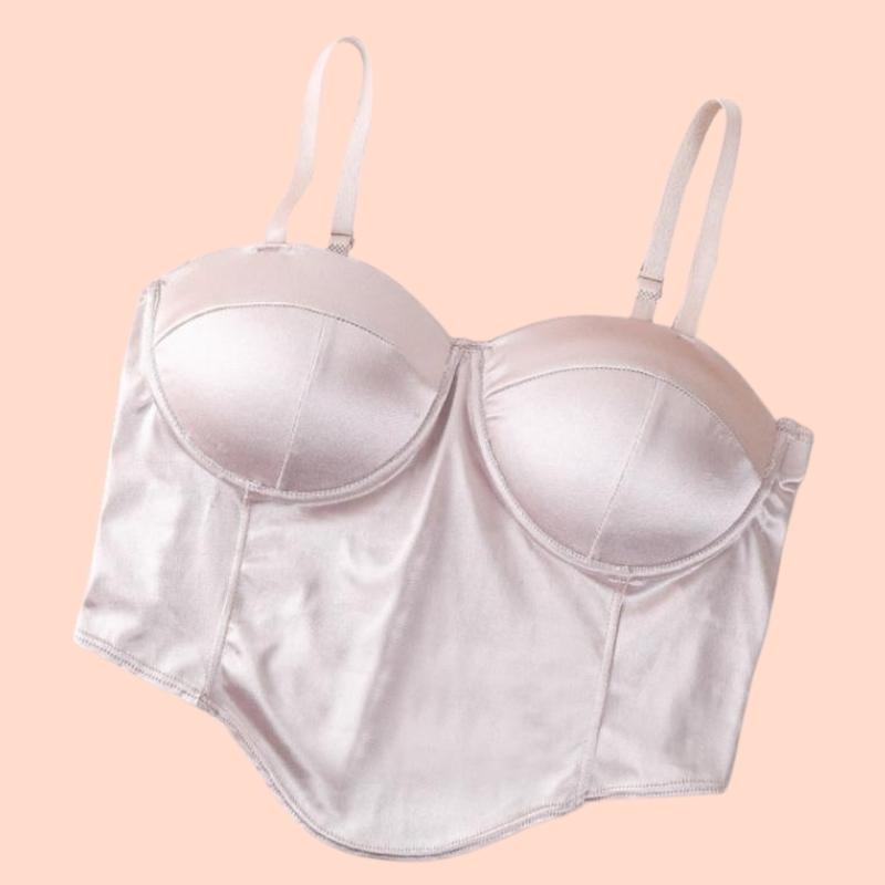 Áo Lót Nữ 2 Dây Su Official Áo Bra Nâng Ngực Phi Lưng Thun 00881