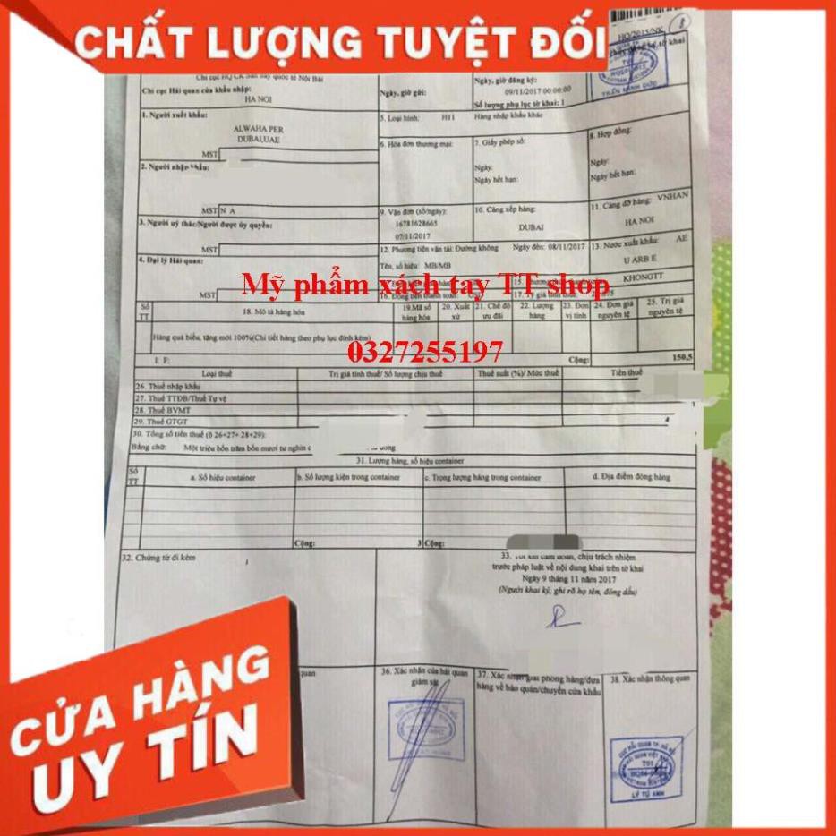 [Hàng chính hãng xách tay_free ship]Nước hoa nữ - tinh dầu nước hoa Dubai lưu hương 8h kèm hộp