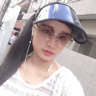 Mũ chống nắng chống UV lưỡi trai hàng nội địa Nhật Bản có loại như hình.