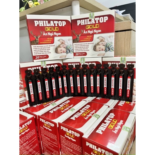 _Philatop_SỮA NON TỔ YẾN Đông , Sâm Ngọc Linh đạm thuỷ phân Hồng sâm Nhung hươu Yến sào hỗ trợ tăng sức đề kháng