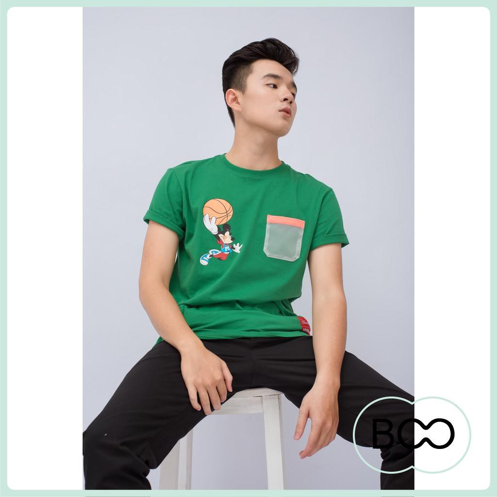 Áo Phông Nam Fit Mickey Dunking Boo
