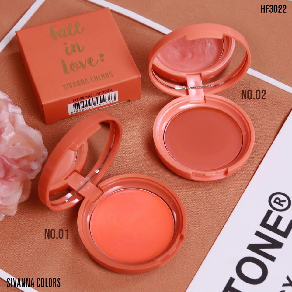 [Có sẵn - Chính hãng - Ship siêu tốc] SIVANNA COLORS - Má Hồng Fall In Love | BigBuy360 - bigbuy360.vn