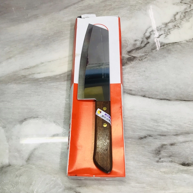 [ Chính hãng có bảo hành ] DAO NHÀ BẾP TRUNG CÁN GỖ KIWI THÁI LAN MS22-21