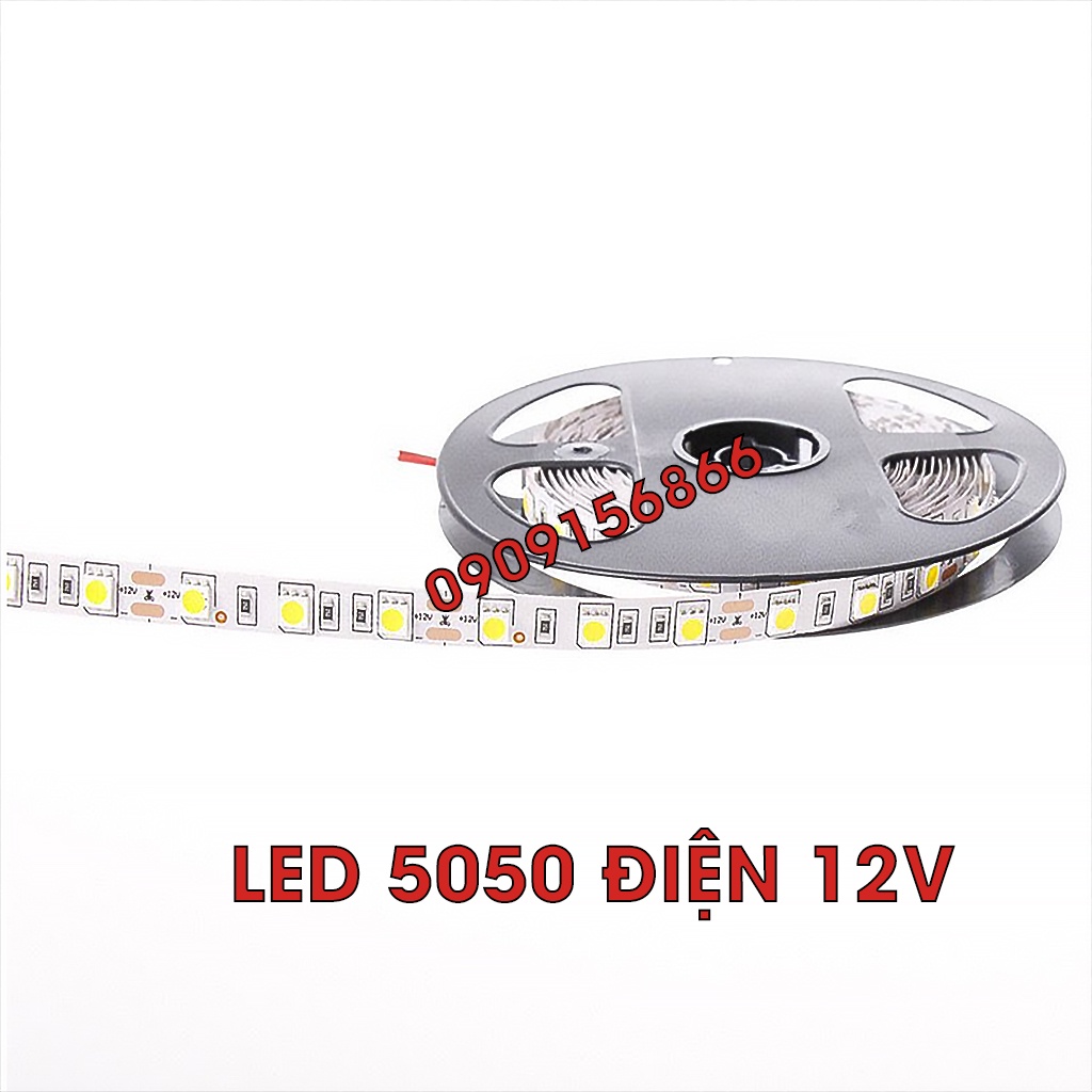 Led dán 12V 5050 các màu (không keo)