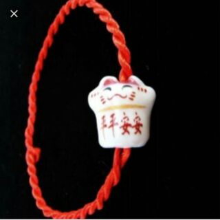 Vòng tay mèo sứ ☘☘☘băng cá nhân☘☘☘vòng chuông và xu