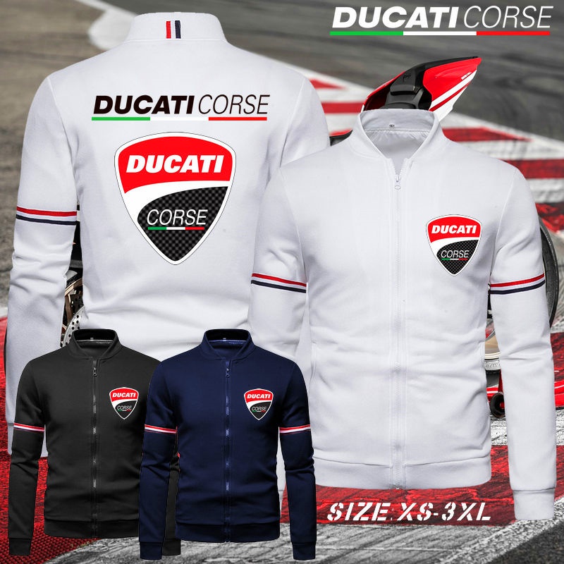 Áo Khoác Bomber Thể Thao In Logo Xe Ducati Thời Trang Cho Nam