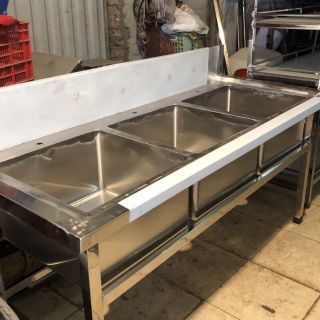 Chậu rửa công nghiệp 1 hố 2 hố 3 hố
