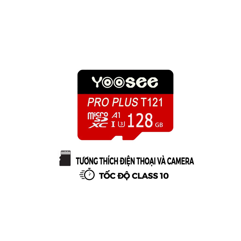 Thẻ nhớ Yoosee 128Gb Class 10 chuyên dụng cho camera