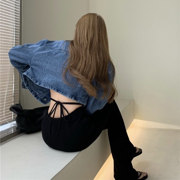 Quần Legging Dài Ống Loe Cột Eo, Cạp Cao Co Dãn - Tharo Clothing