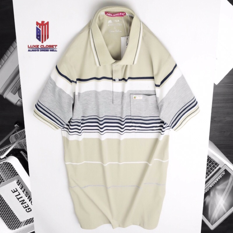 (Mẫu mới) Áo thun sọc trung niên nhiều màu cực đẹp ACT002 | BigBuy360 - bigbuy360.vn