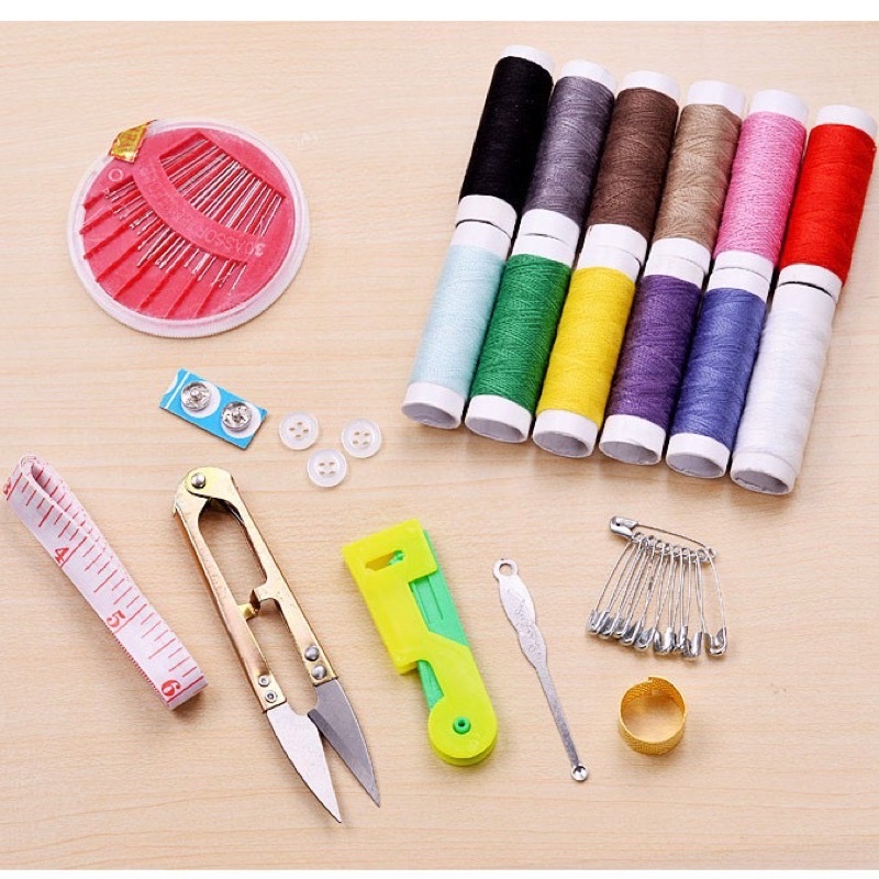 Bộ kim chỉ đa năng kèm hộp nhiều món