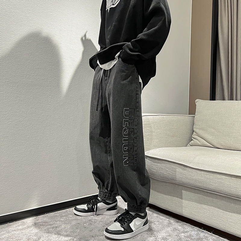 Quần jean ống rộng phong cách hiphop đường phố Hàn Quốc chất lượng cao CPMAX size S-3XL