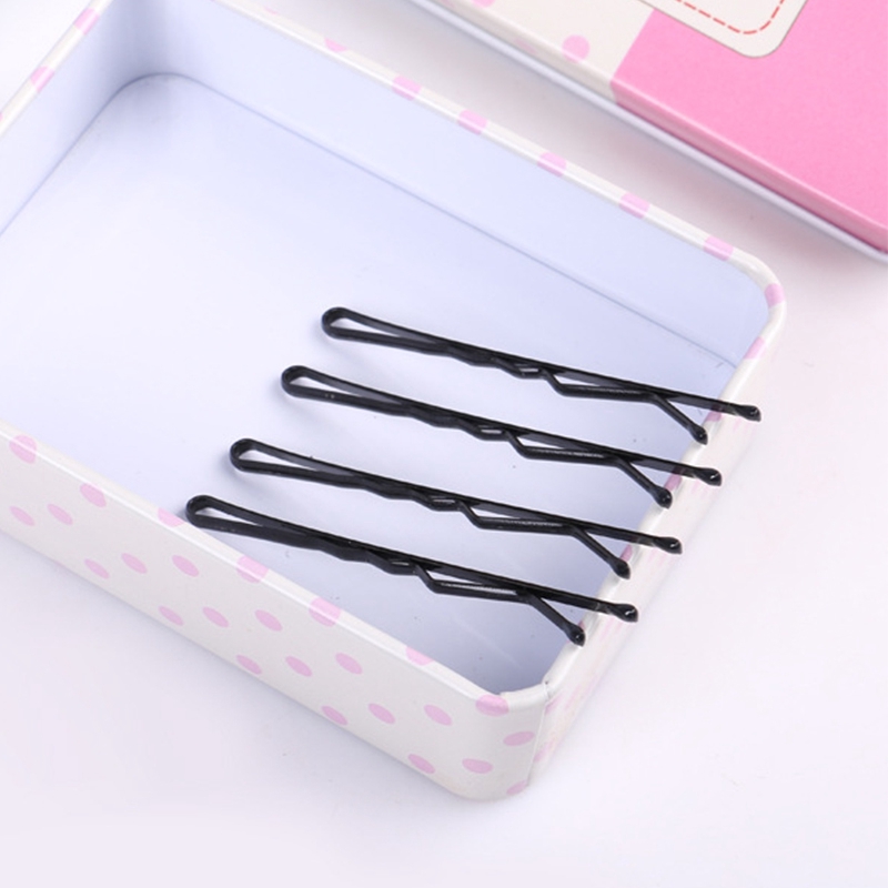 Set 60 Kẹp Tăm Màu Đen Cho Nữ