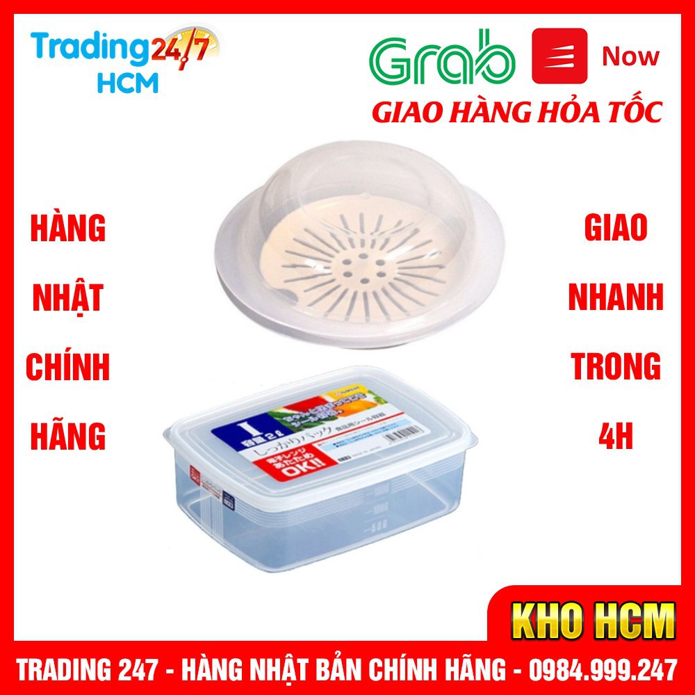 Combo Hộp đựng hấp thực phẩm trong lò vi sóng có nắp đậy và Hộp đựng nước dùng 2lit