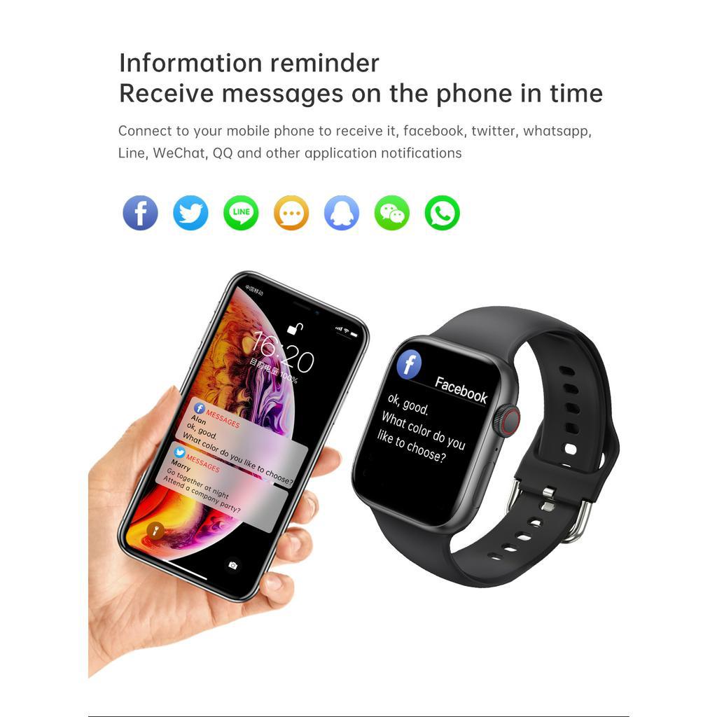 Bộ đồng hồ thông minh kèm tai nghe Hai quai Gọi điện Bluetooth Nghe nhạc Nhiều chế độ thể thao