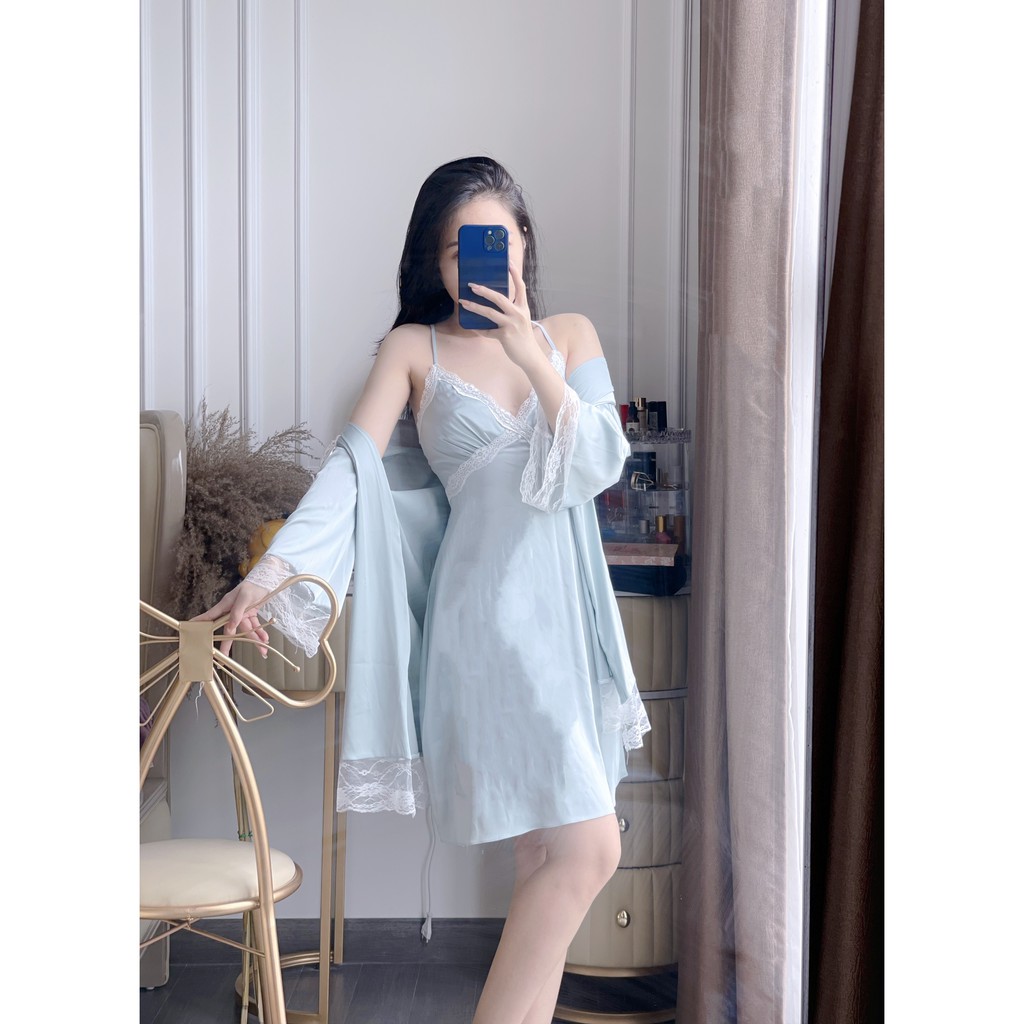 Áo choàng lụa dáng ngắn dài tay LABELLEE - ACLN02 | BigBuy360 - bigbuy360.vn