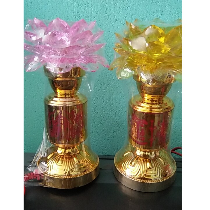 Đèn bàn thờ hoa sen Led đổi màu