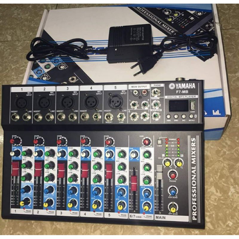 Mixer YAMAHA F 7 usb bluethoot bluethoot karaoke livetream