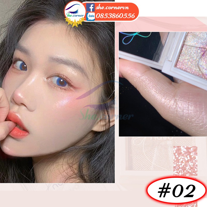 Bảng phấn bắt sáng NOVO 5347 nhỏ gọn tiện dụng 4g | BigBuy360 - bigbuy360.vn