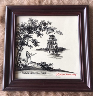 Tranh Gốm sứ Bát Tràng