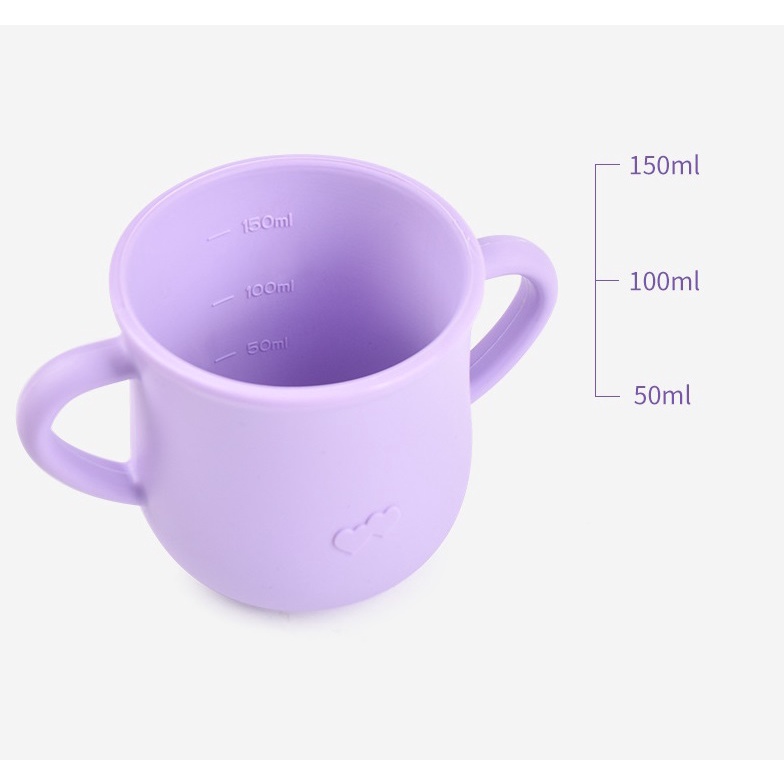 Cốc tập hút, tập uống cho bé chất liệu silicon an toàn