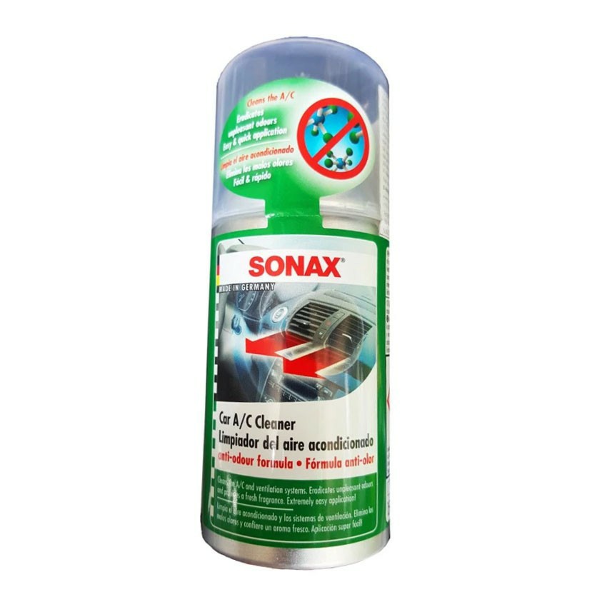 Khử mùi, diệt nấm mốc dàn lạnh ô tô thế hệ mới - Sonax a/c cleaner Air Aid