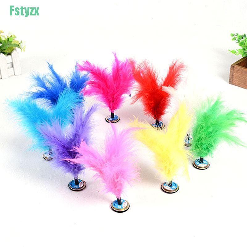 fstyzx Feather Chinese Jianzi Hacky Sack Foot Sports Game Kicking Shuttlecock