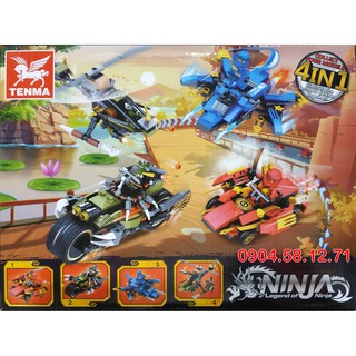 Đồ chơi LEGO Ninja Huyền Thoại Ninja 4 trong 1 - Mã số TM6308