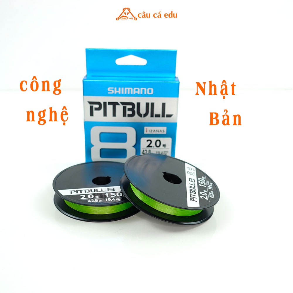 Dây Dù Câu Cá Siêu Bền Shimano Pitbull x8 Dây Nhỏ 2mm Kéo Cá Bạo Lực Câu Cá E du