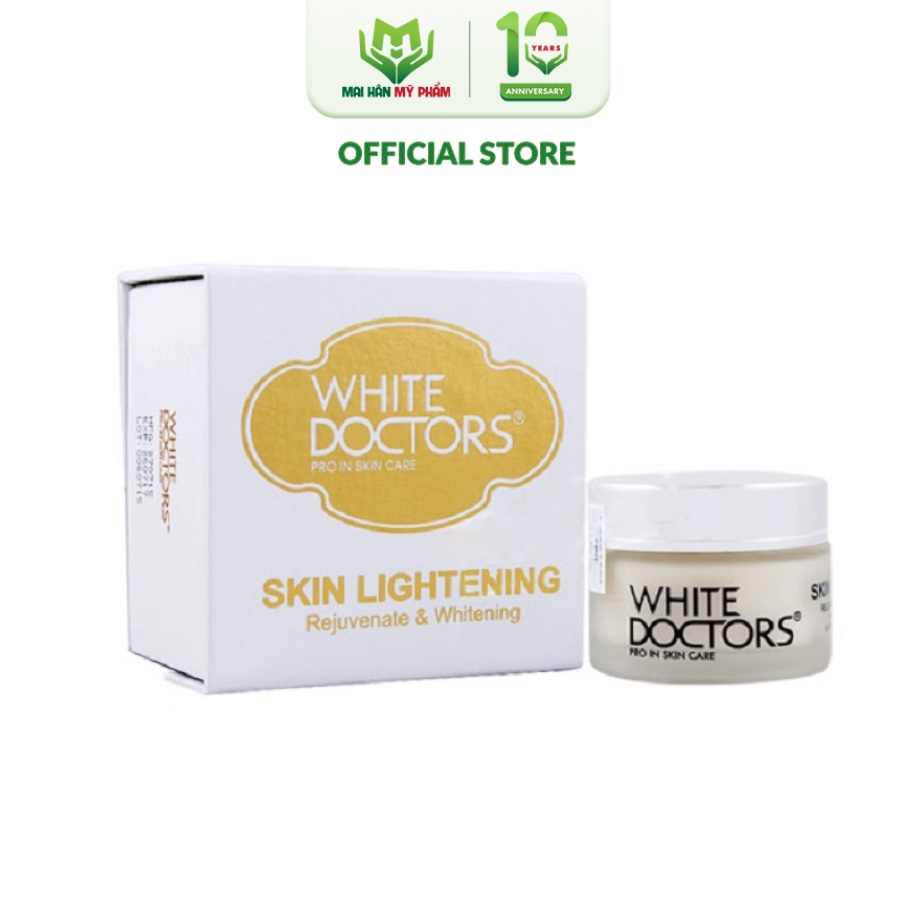 Kem dưỡng trắng da mặt chống lão hóa White Doctors Skin Lightening 40g - Mỹ Phẩm Mai Hân