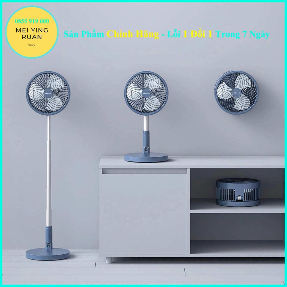 Quạt tích điện quạt gấp gọn , quạt điện USB mini BEAR chính hãng, bảo hành 12 tháng lỗi đổi trong 7 ngày