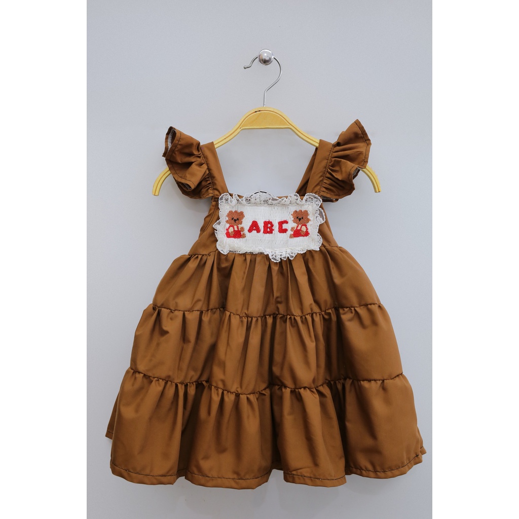 ĐẦM SMOCK GẤU ABC