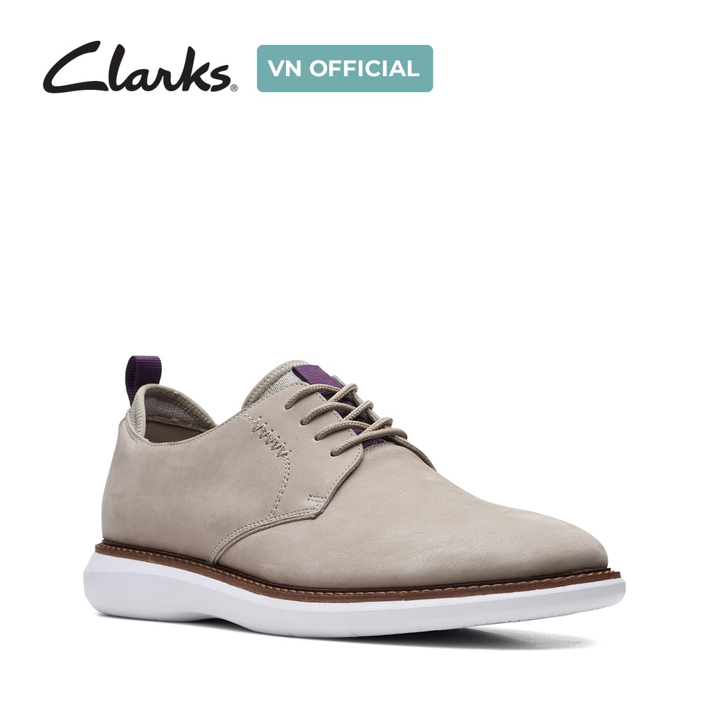 Giày thể thao nam CLARKS Brantin Low màu Stone