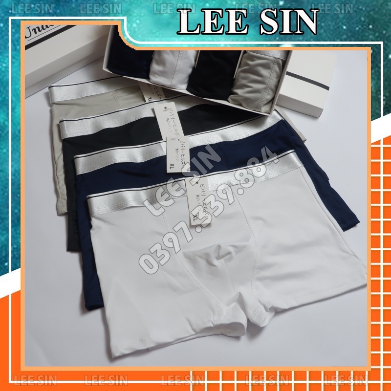 Quần lót nam thun lạnh boxer đùi, Quần sịp đùi nam co dãn 4 chiều rẻ đẹp | Lee Sin