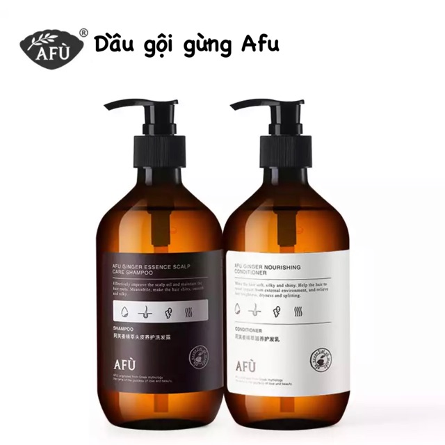 Cặp dầu gội xả Afu