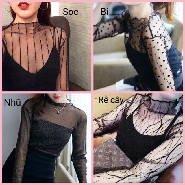 Áo ren lưới