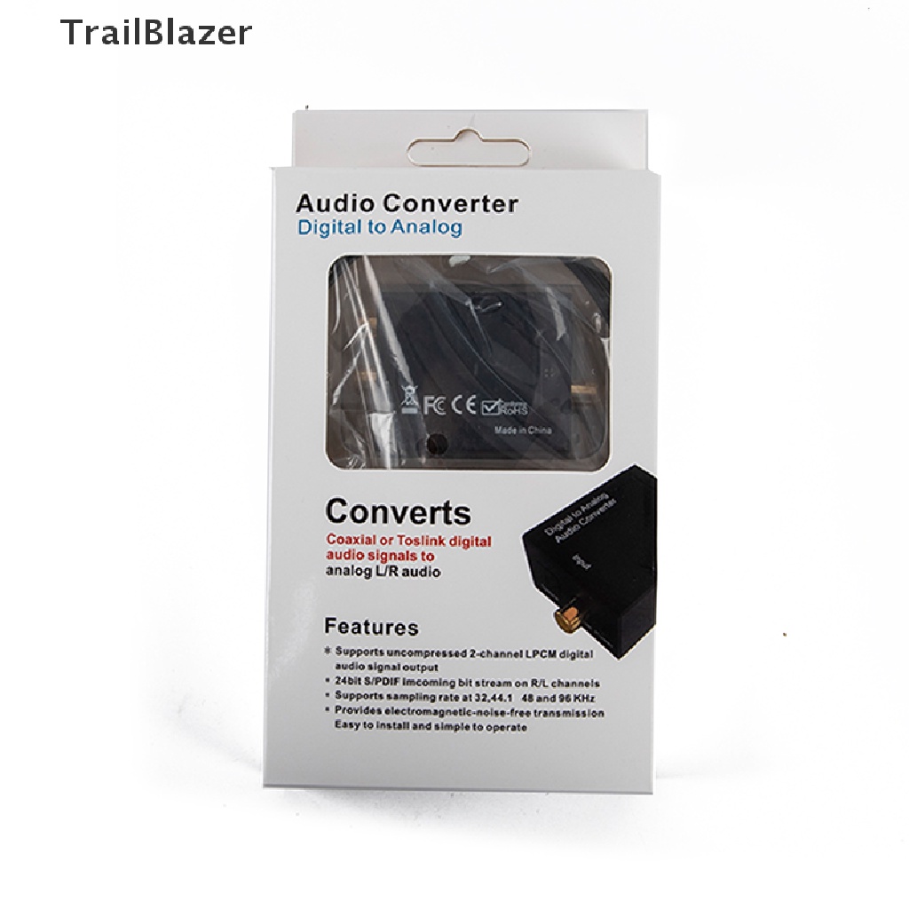 Tbvn Digital to Analog Audio Converter Fiber Toslink Coaxial Signal Audio Decoder Jelly