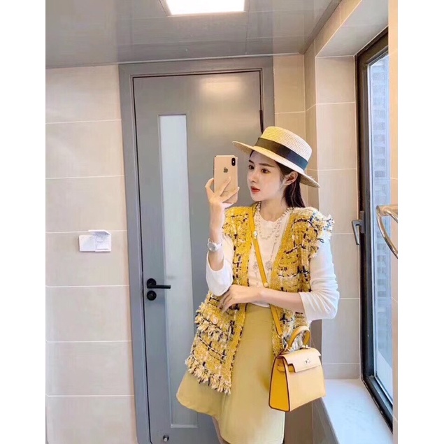 Áo ghile len đan ánh kim