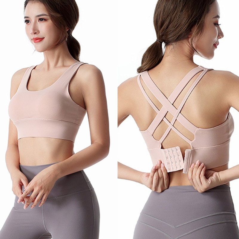 Áo Ngực Thể Thao Có Mút Đệm Thoáng Khí Thời Trang Cho Nữ