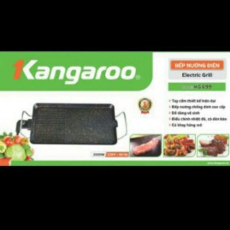 Bếp nướng điện kangaroo kg699 bảo hành chính hãng 12 tháng
