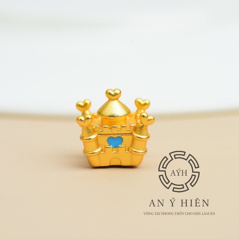 Charm Lâu đài Disney xanh #C324 ( An Ý Hiên)