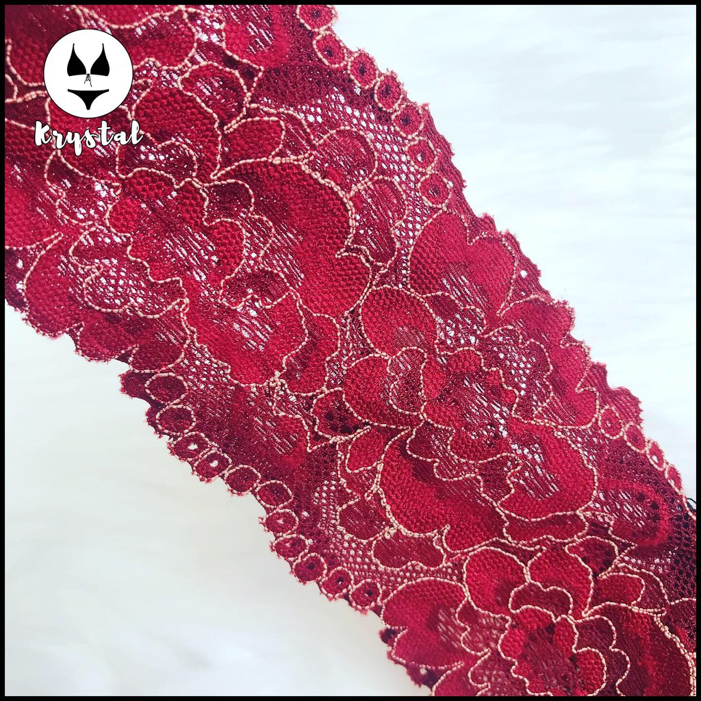 [Video] Bộ đồ lót ren không gọng mút mỏng màu đỏ | BigBuy360 - bigbuy360.vn