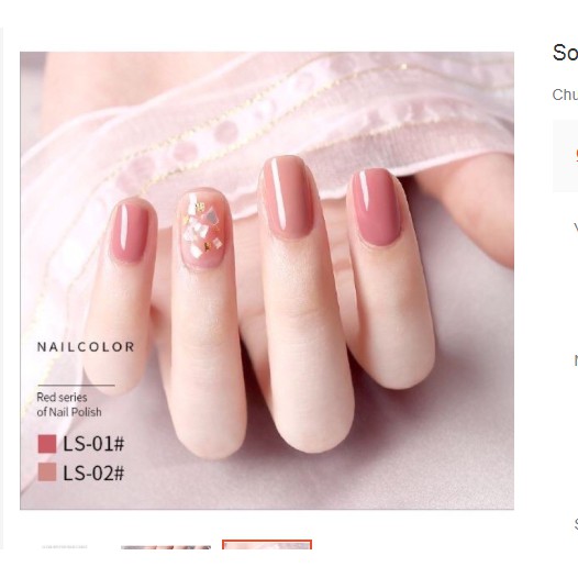 Sơn gel AS lẻ màu NUDE set 12 mã LS
