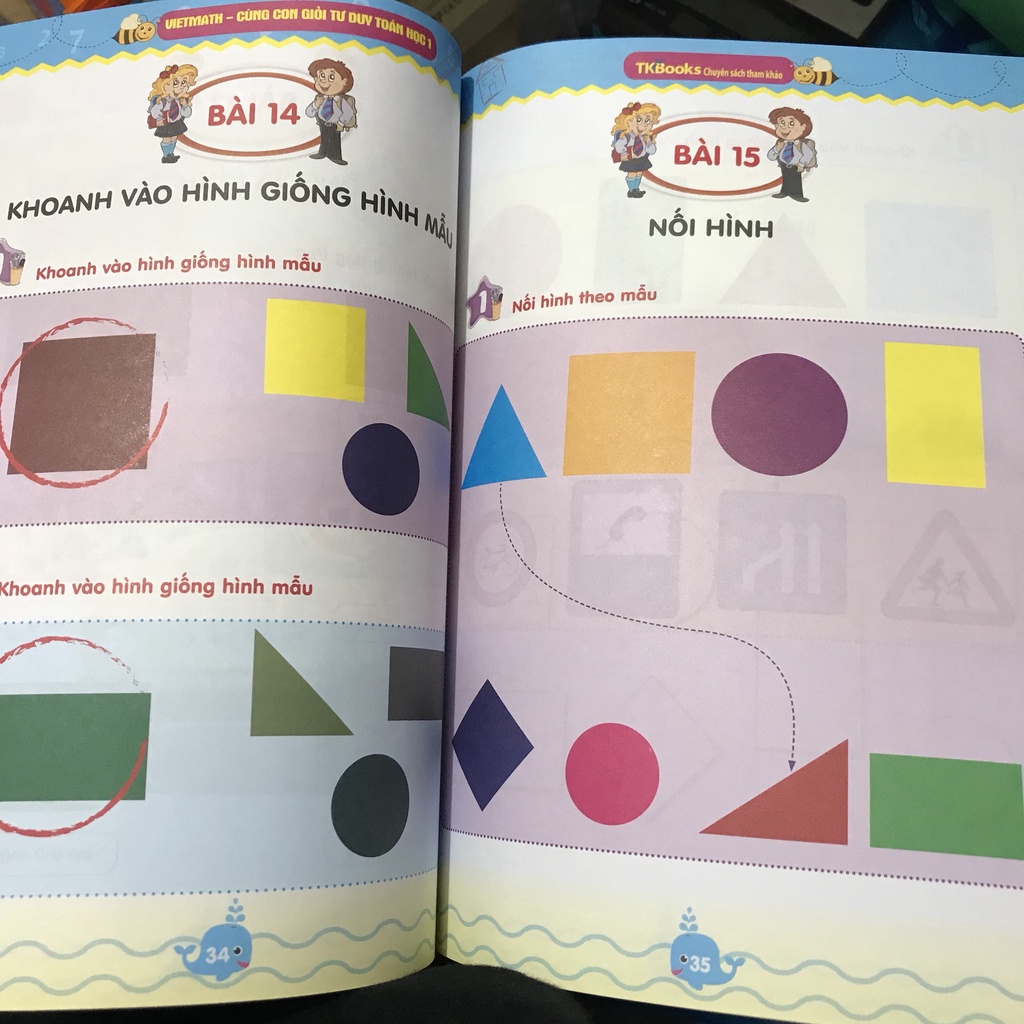 Sách - Vietmath - Cùng Con Giỏi Tư Duy Toán Học - Tập 1 (Tái bản 2020)