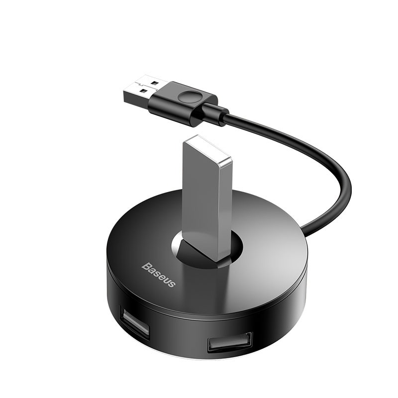 Bộ HUB Baseus chuyển đổi từ Type-A sang USB 3.0 Baseus Round Box HUB (CAHUB-F02) (4 cổng USB, 1xUSB3.0, 3xUSB2.0)