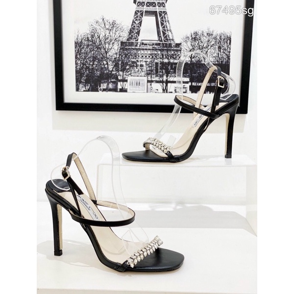 Sandal jimmy quai đá mảnh fullbox
