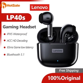 Tai nghe bluetooth 5.0 không dây chống tiếng ồn 300mah cho lenovo lp40 tws